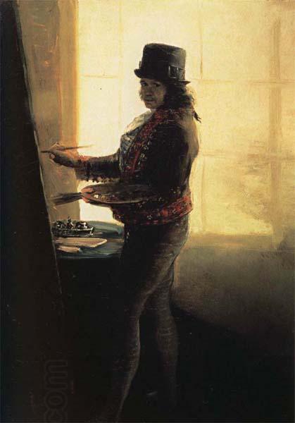 Francisco Goya Self-Portrait in the Studio China oil painting art